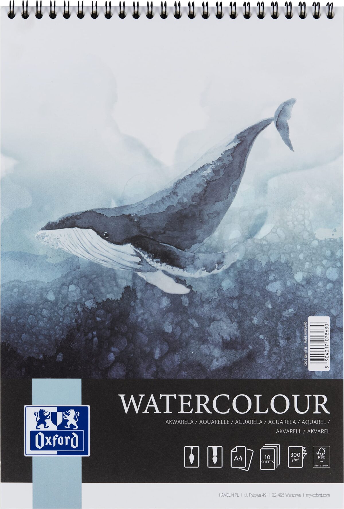 OXFORD Art Aquarellblock A4 400167561 blanko, 300g 10 Blatt – Hochwertig & günstig bei ShopDeca