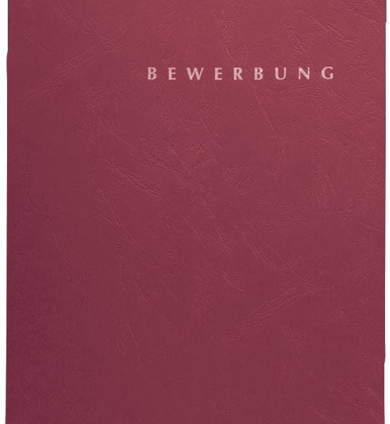 PAGNA Bewerbungsmappe Select 22002-01 rot 3-teilig