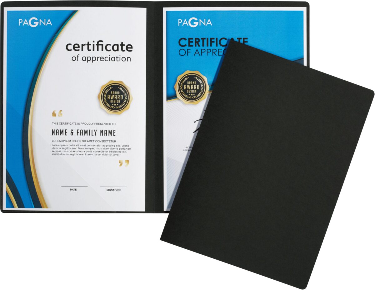 PAGNA Präsentationsmappe Perfect 22031-04 schwarz 2-teilig – Hochwertig & günstig bei ShopDeca