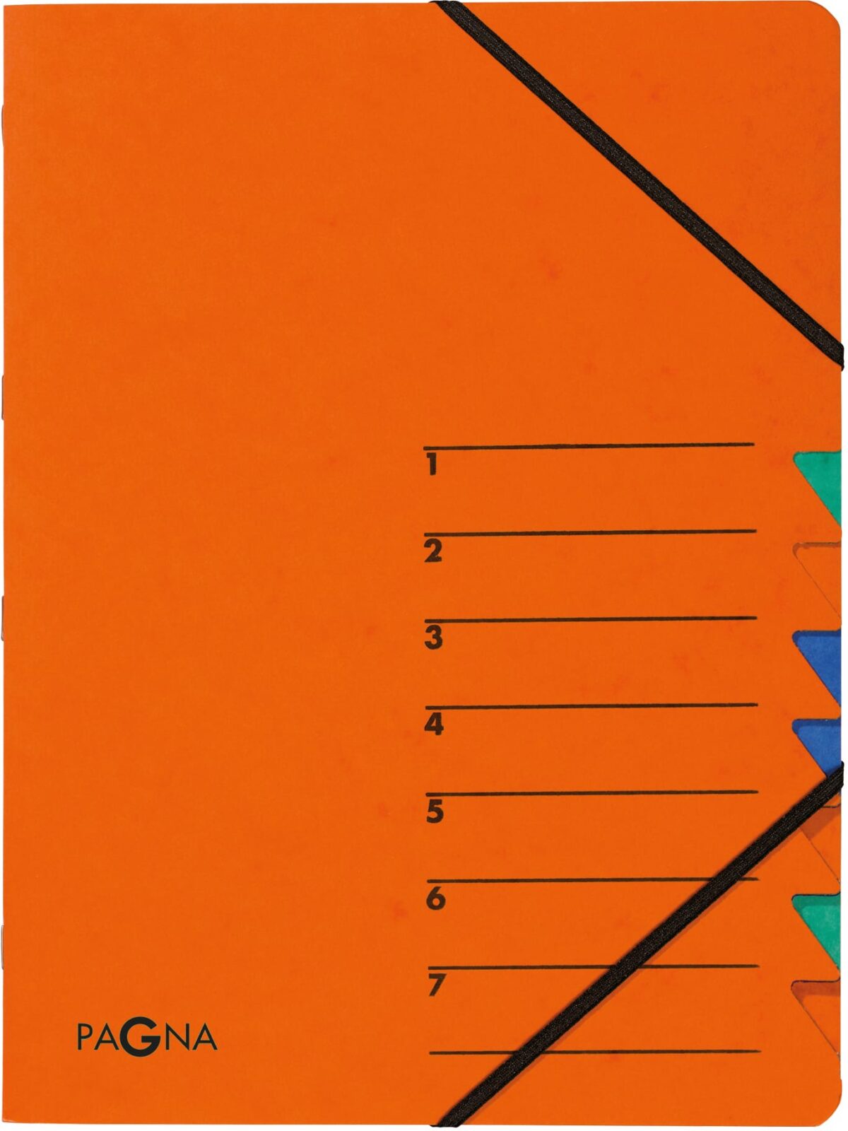 PAGNA Fächermappe EASY A4 24061-12 orange 7 Fächer – Hochwertig & günstig bei ShopDeca