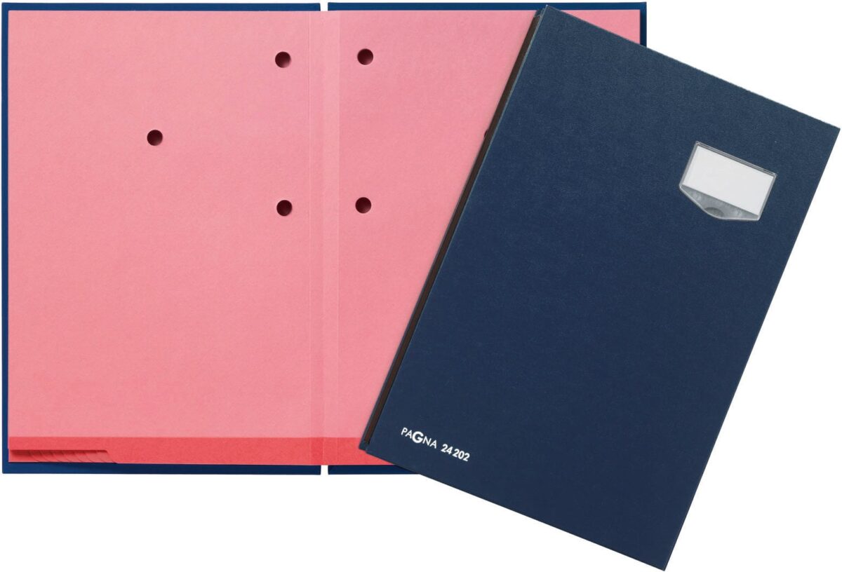 PAGNA Unterschriftenmappe De Luxe A4 24202-02 blau 20-teilig – Hochwertig & günstig bei ShopDeca