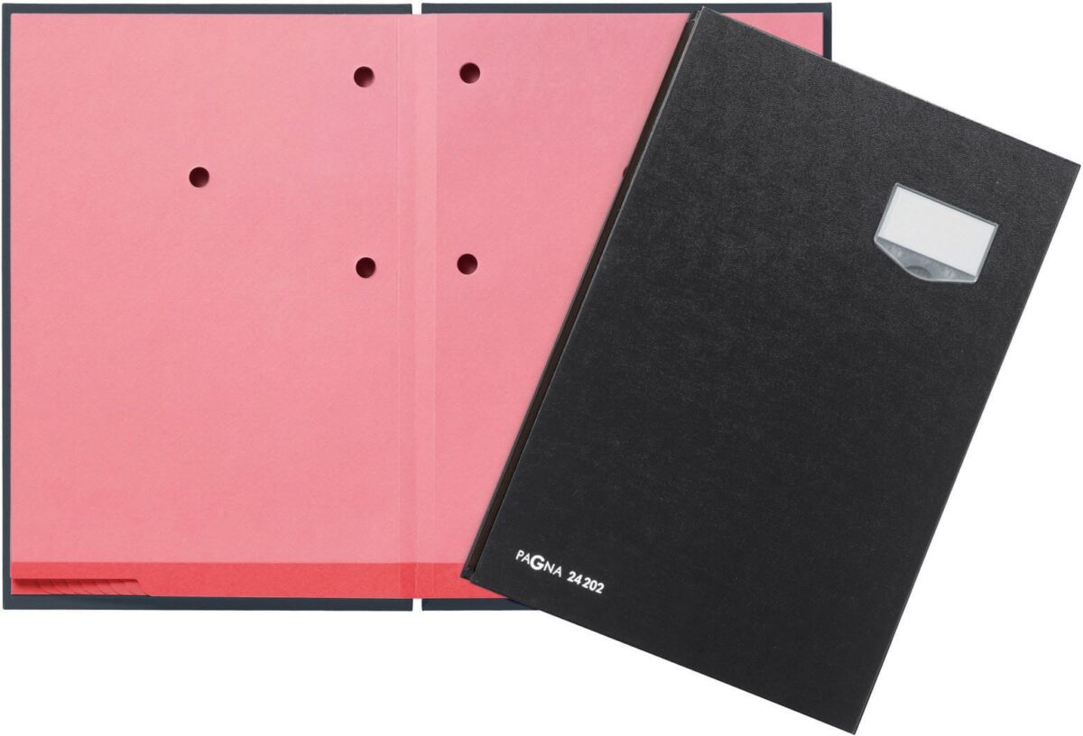 PAGNA Unterschriftenmappe De Luxe A4 24202-04 schwarz 20-teilig – Hochwertig & günstig bei ShopDeca