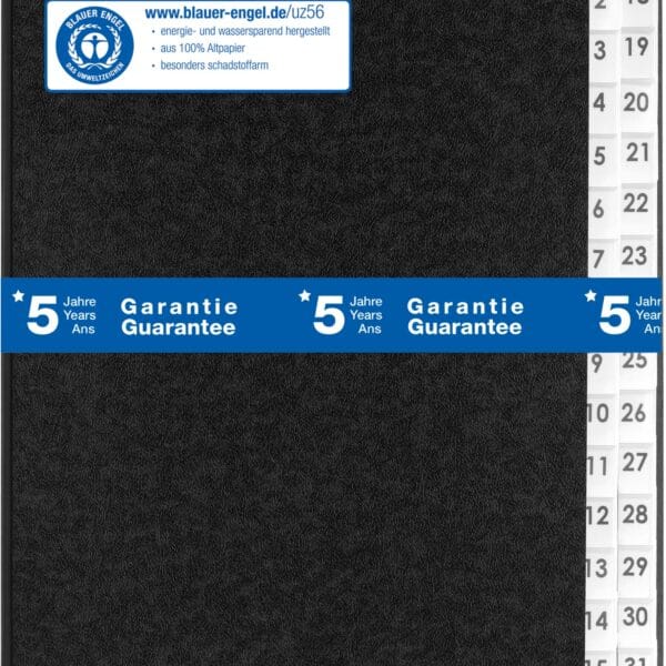 PAGNA Vorordner A4 24321/04 schwarz 1-31