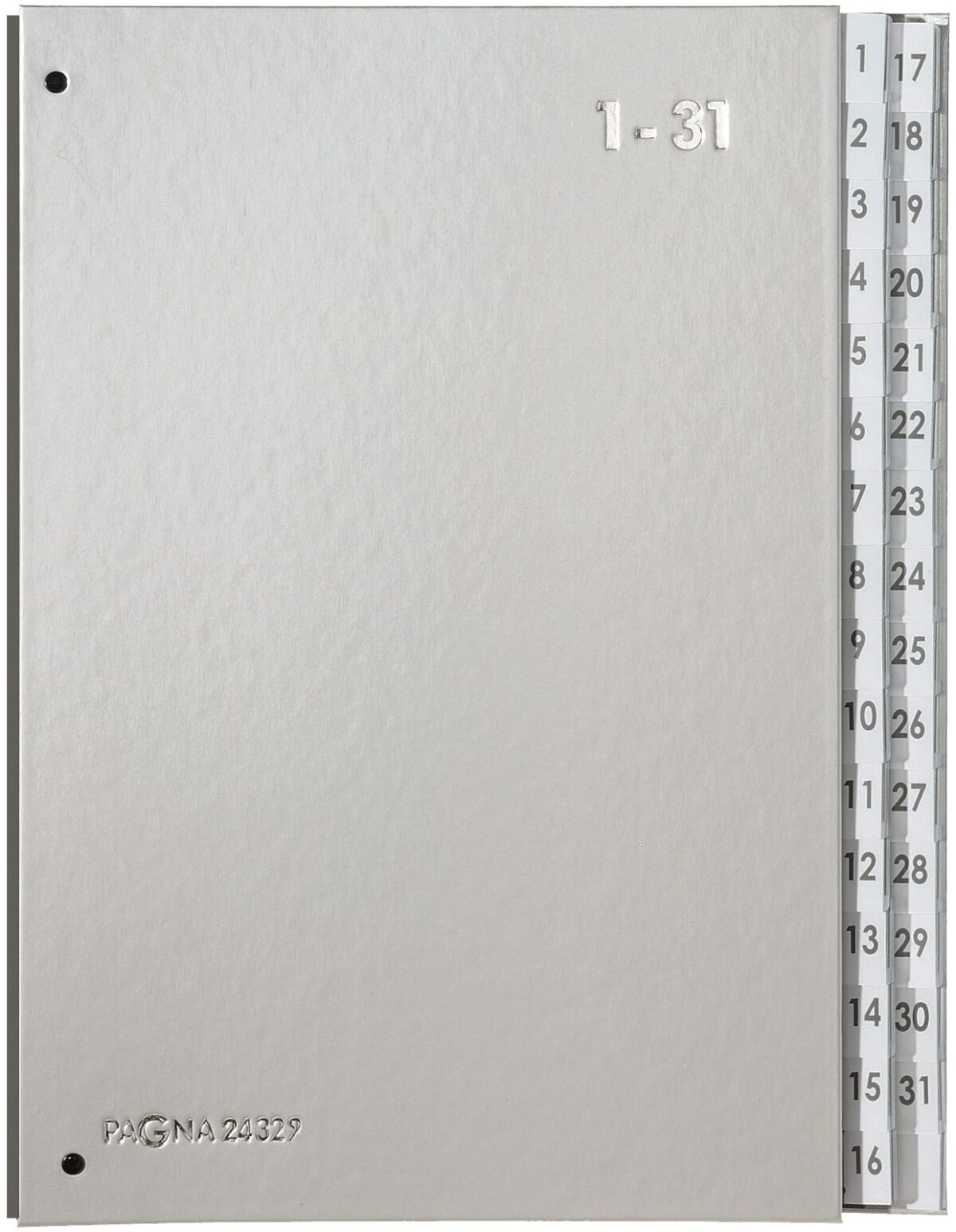 PAGNA Pultordner Color A4 24329-14 silber 1-31 – Hochwertig & günstig bei ShopDeca