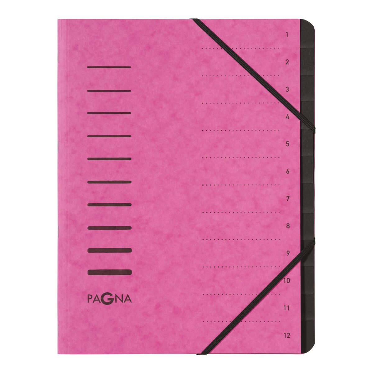 PAGNA Fächermappe Office A4 40059-34 dunkelrosa 1-12 – Hochwertig & günstig bei ShopDeca