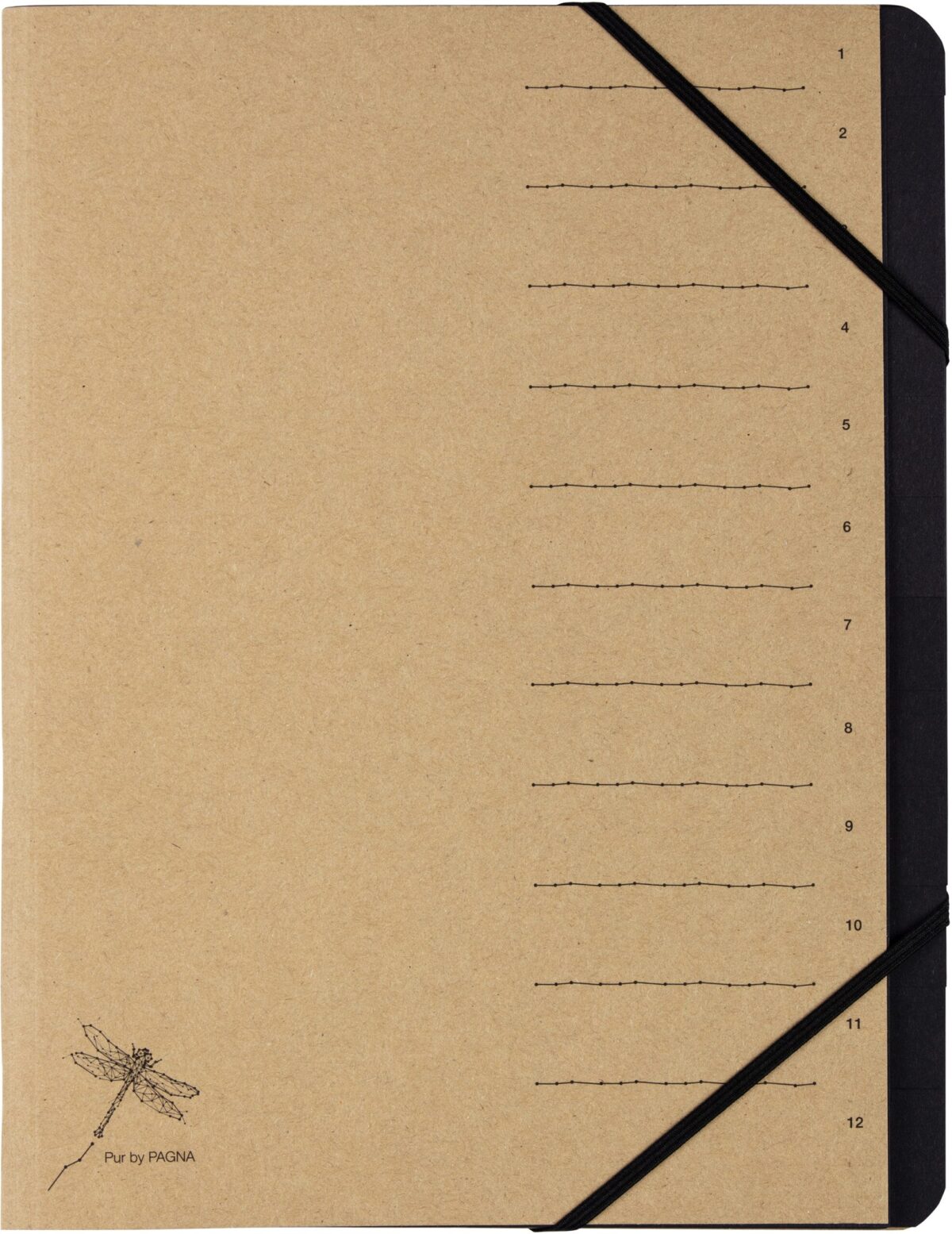 PAGNA Ordnungsmappe A4 40061-11 PUR natur 12 Fächer – Hochwertig & günstig bei ShopDeca