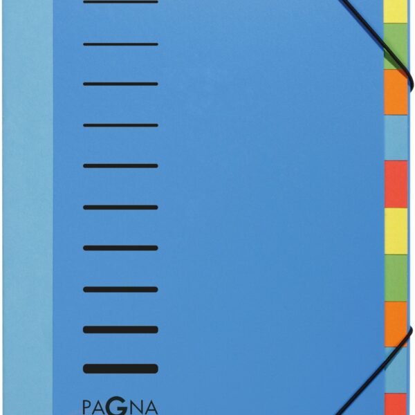 PAGNA Deskorganizer A4 44044/02 blau 12 Fächer