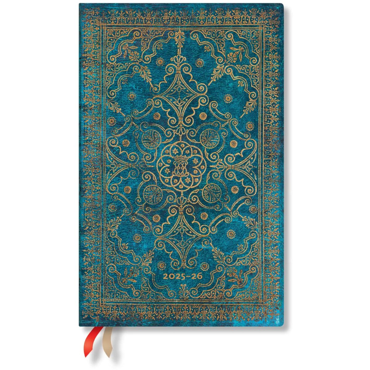 PAPERBLANKS Agenda Azurblau Maxi 25/26 FD0668-9 1W/2S 18M DE VER SC 13.5x21cm – Hochwertig & günstig bei ShopDeca