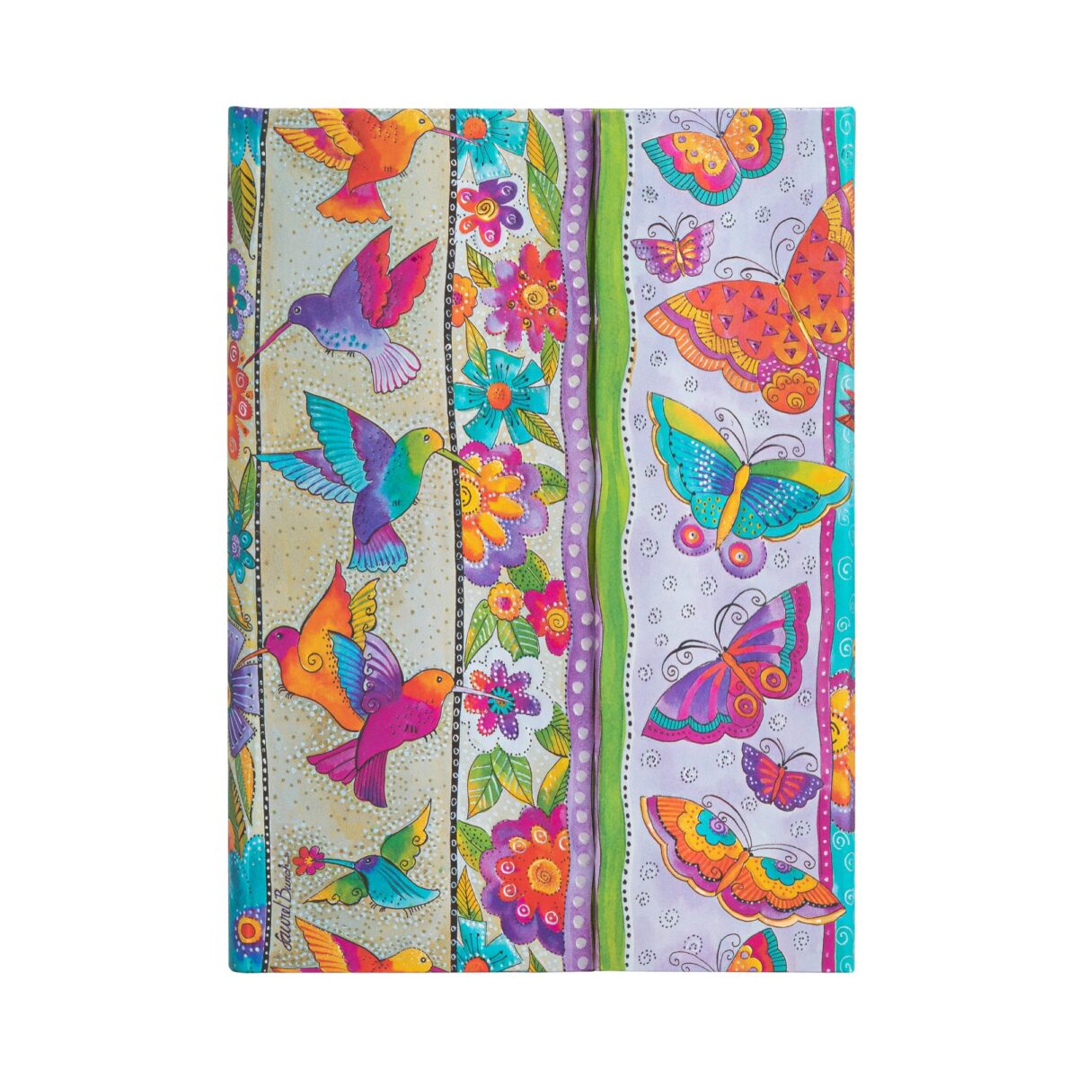 PAPERBLANKS Notizbuch Midi PB7246-1 Kolibri/Schmetterlinge, lin. – Hochwertig & günstig bei ShopDeca