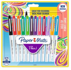 PAPERMATE Faserschreiber Flair 1.2mm 2138474 Bold, ass. 12 Stück
