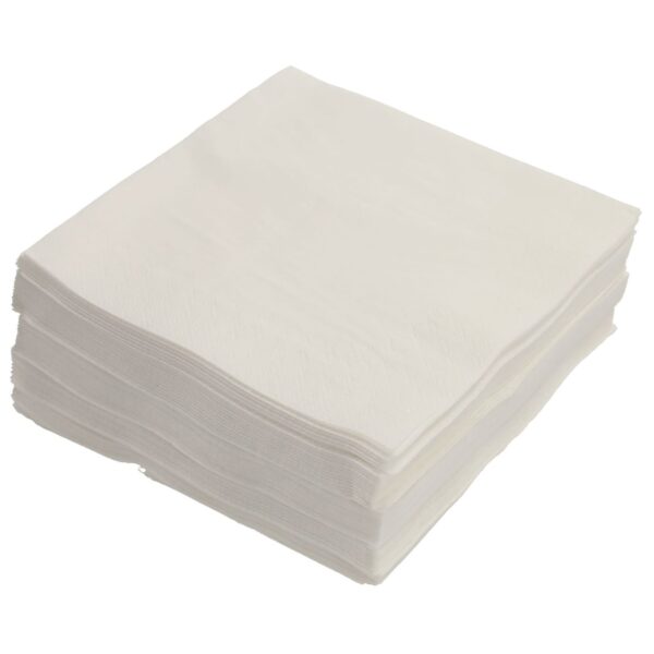 PAPSTAR rviette 33x33cm PAP86976 -lagig, weiss, 50 Stk.