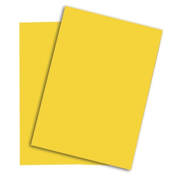 PAPYRUS Rainbow Papier FSC A4 88043100 intensivgelb, 120g 250 Blatt