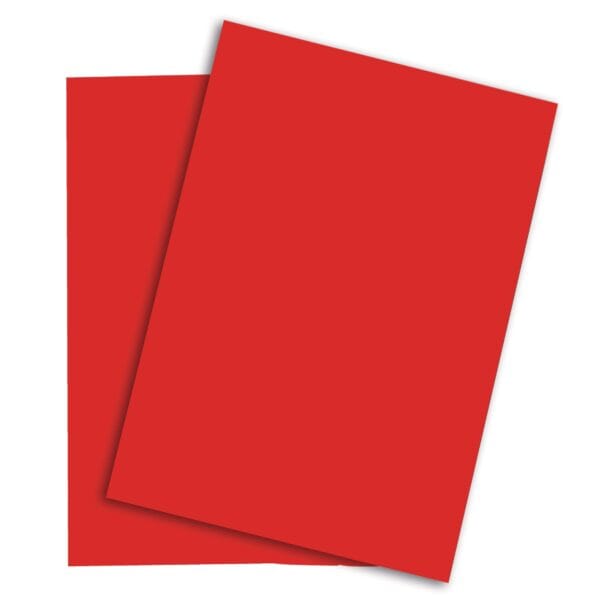 PAPYRUS Rainbow Papier FSC A4 88043132 intensivrot, 160g 250 Blatt