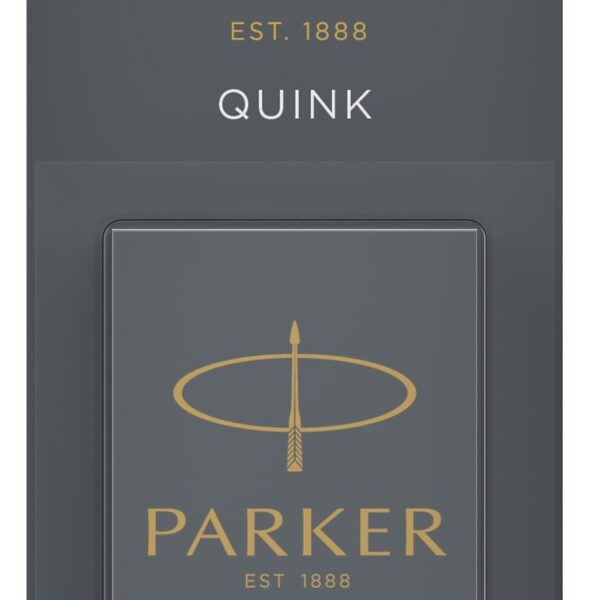 PARKER Tintenpatrone Quink 1950208 blau, 5 Stück