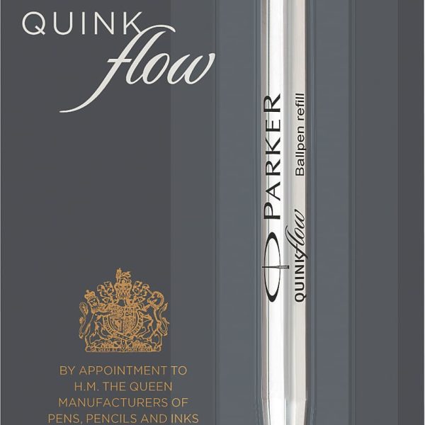 PARKER Kugelschreiber-Mine F 1950367 schwarz, QUINKflow
