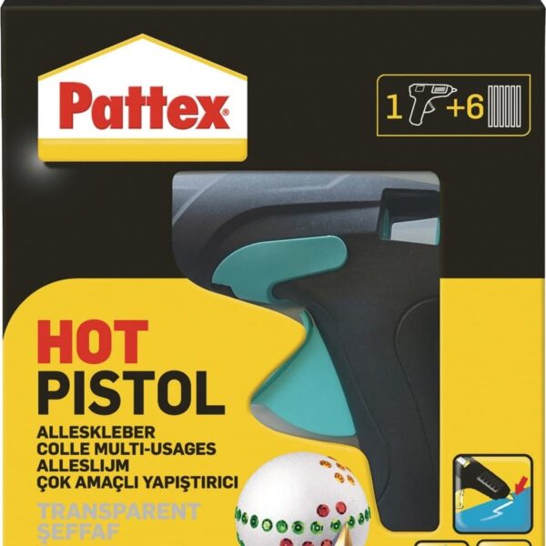 PATTEX Heissklebepistole PMHHP mit 6 Sticks