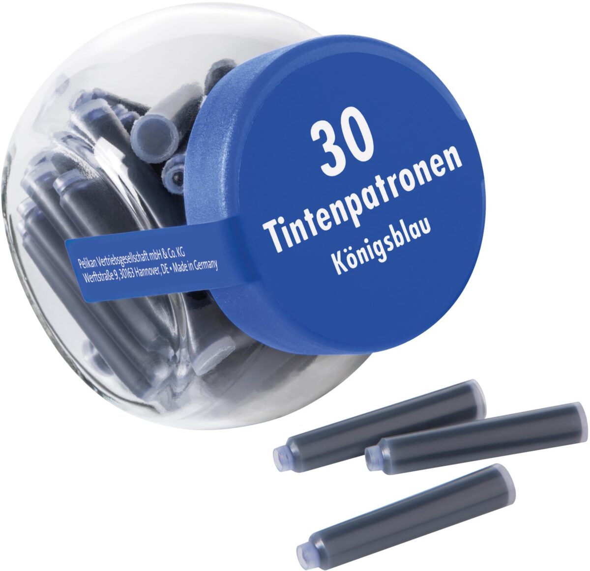 PELIKAN Tintenpatronen 154963 köngisblau, 30 Stück – Hochwertig & günstig bei ShopDeca
