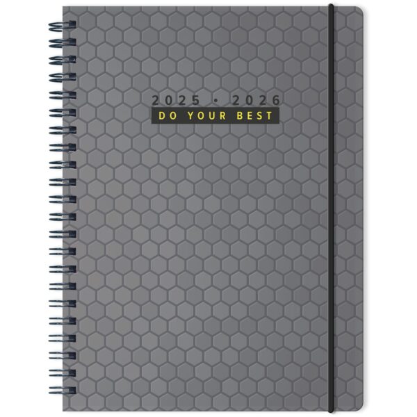PELIKAN Schüleragenda Grey 25/26 300027020 1W/2S 15.5x19.9cm