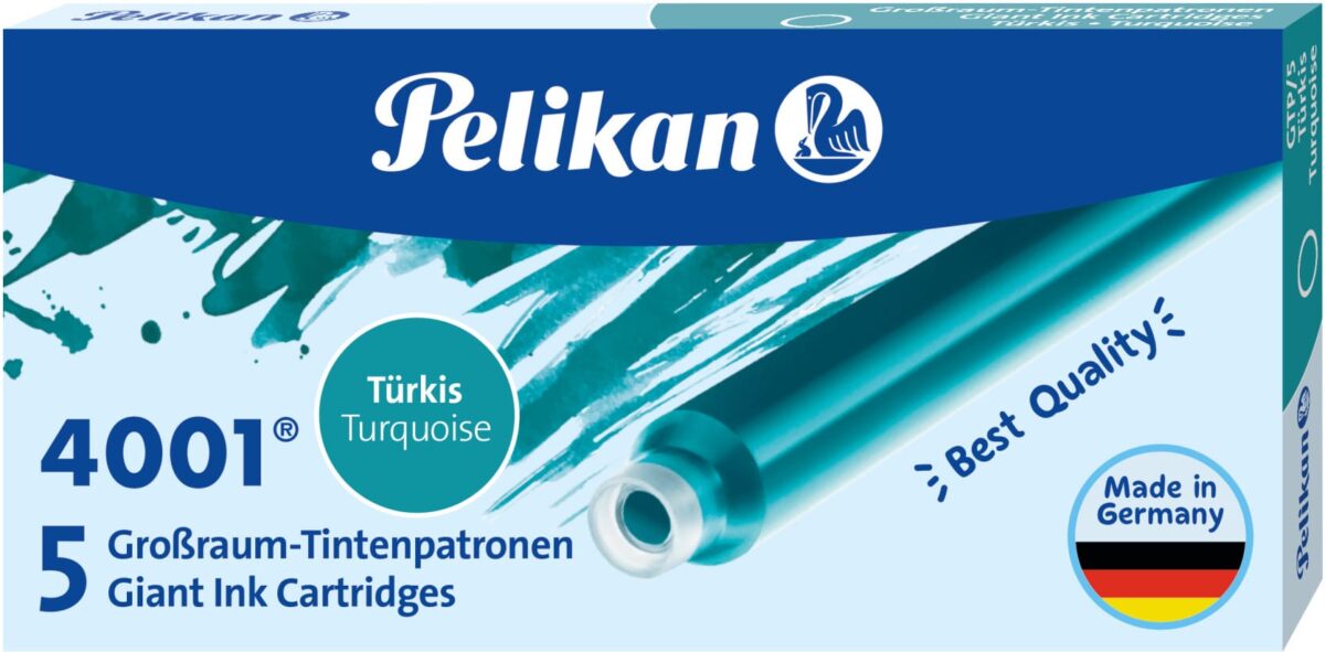 PELIKAN Tinte 4001 GTP/5 310656 türkis 5 Stück – Hochwertig & günstig bei ShopDeca