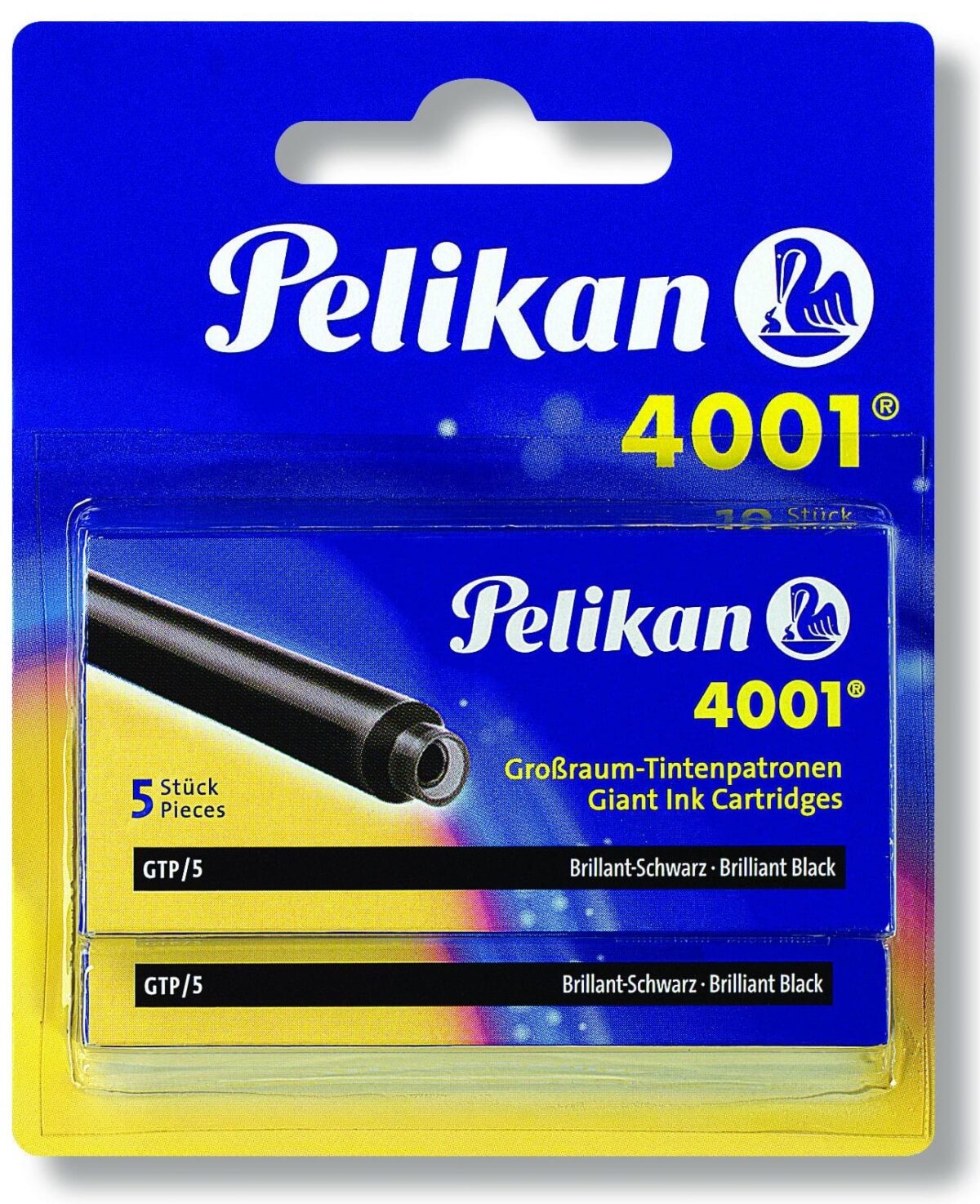 PELIKAN Tintenpatronen GTP/5/2/B 330860 schwarz, 2x5 Stück – Hochwertig & günstig bei ShopDeca