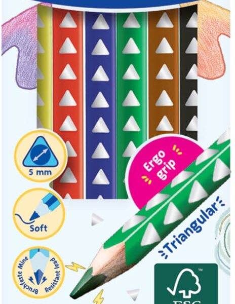 PELIKAN Buntstifte dick Silverino 700610 6 Farben