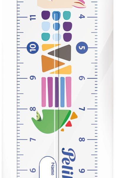 PELIKAN Lineal Combino 15cm 811224 weiss Tier-Motive