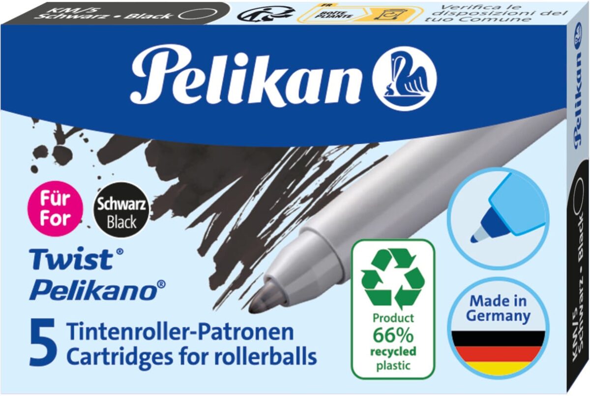 PELIKAN Patrone Tintenroller ECO 824699 schwarz – Hochwertig & günstig bei ShopDeca