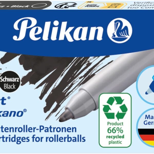 PELIKAN Patrone Tintenroller ECO 824699 schwarz