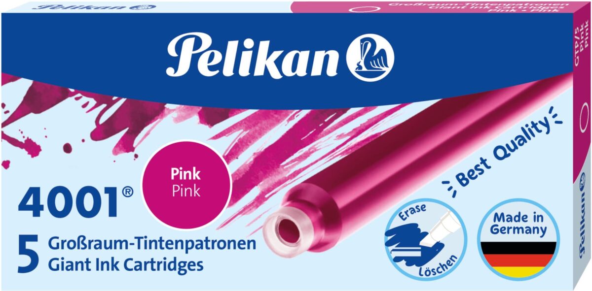 PELIKAN Tintenpatrone GTP/5 pink 5 Stück – Hochwertig & günstig bei ShopDeca