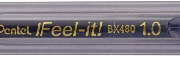 PENTEL Kugelschreiber Feel-it 1mm BX480-A schwarz