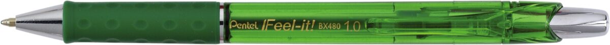 PENTEL Kugelschreiber Feel-it 1mm BX480-D grün – Hochwertig & günstig bei ShopDeca