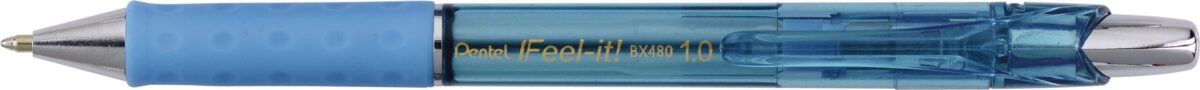 PENTEL Kugelschreiber Feel-it 1mm BX480-S hellblau – Hochwertig & günstig bei ShopDeca