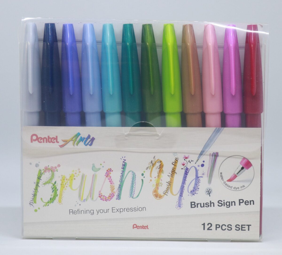 PENTEL Brush Sign Pen SES15C-12P1 12 Farben, Etui – Hochwertig & günstig bei ShopDeca