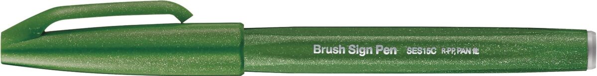 PENTEL Brush Sign Pen SES15C-D2 olivegrün – Hochwertig & günstig bei ShopDeca