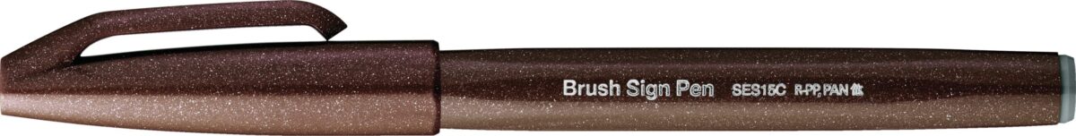 PENTEL Brush Sign Pen SES15C-E3X dunkelbraun – Hochwertig & günstig bei ShopDeca
