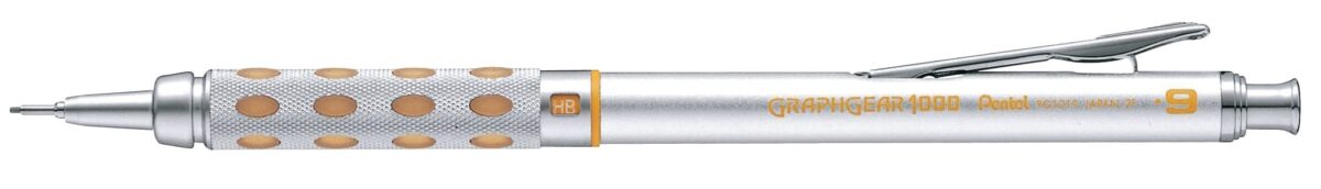 PENTEL Graphgear 0.9mm XPG1019-G silber/gelb – Hochwertig & günstig bei ShopDeca