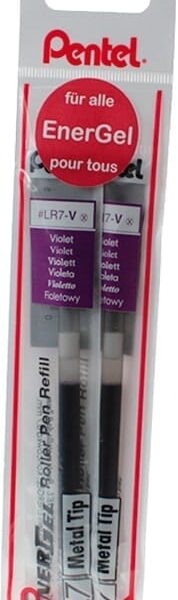 PENTEL Mine Energel BL77 YLR7-2VX violett, 2 Stück