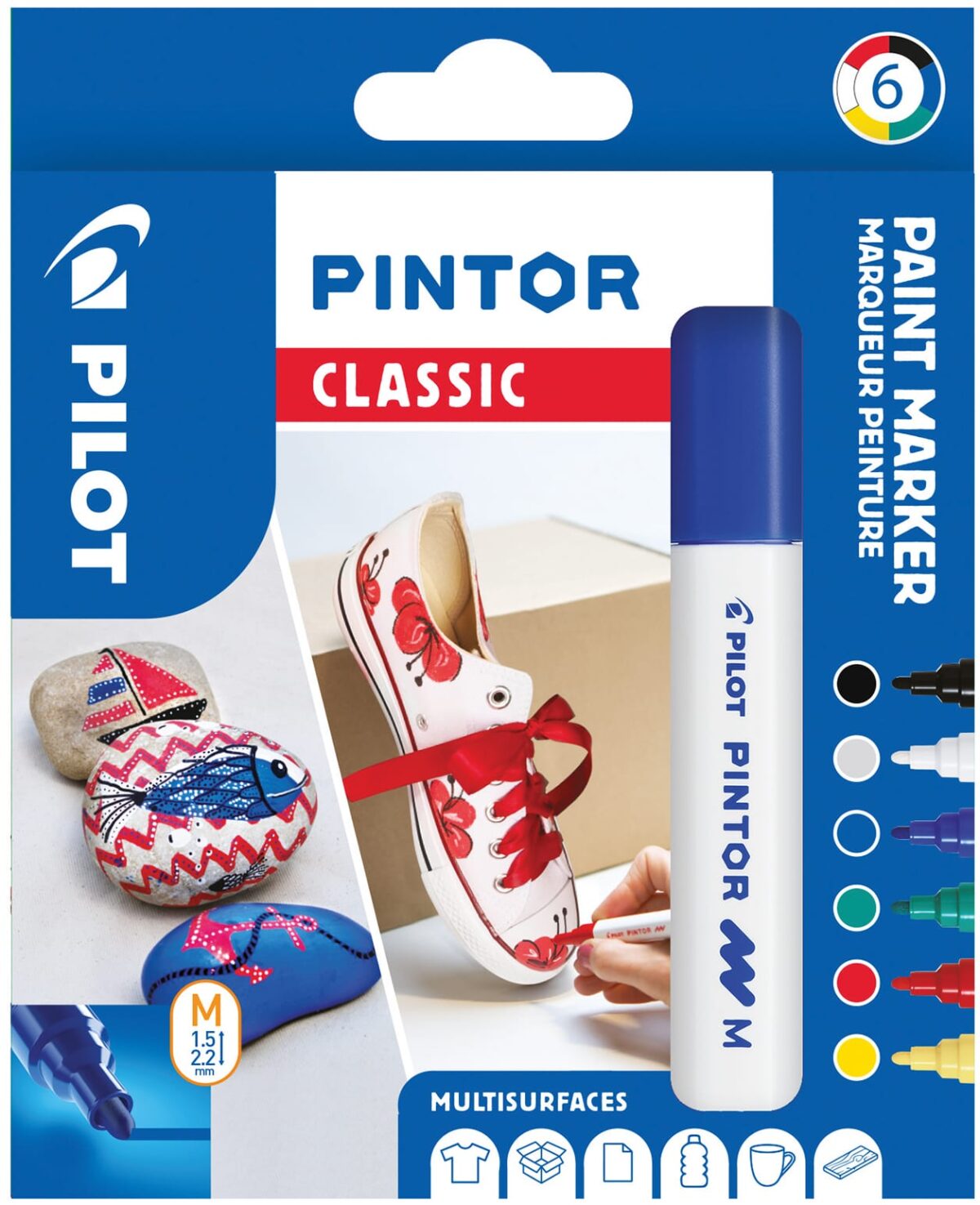 PILOT Marker Set Pintor M S6/0517412 6 Farben standard – Hochwertig & günstig bei ShopDeca