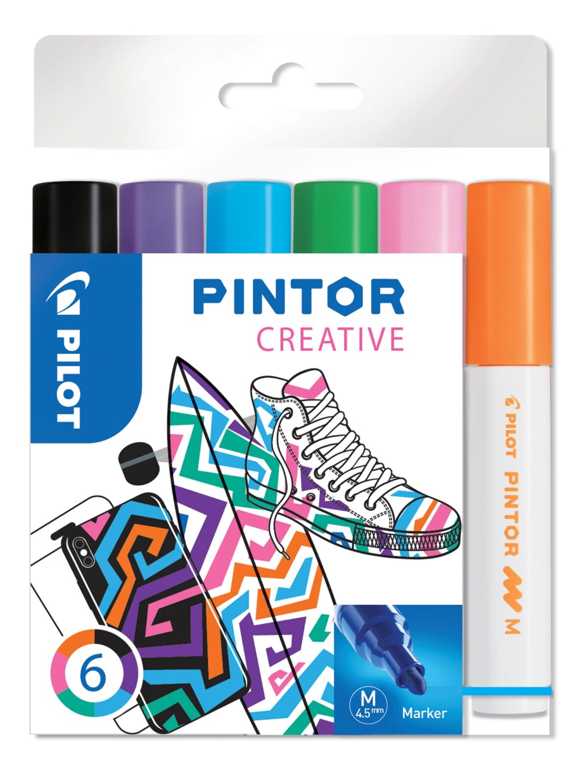 PILOT Marker Set Pintor M S6/0517436 6 Farben creative – Hochwertig & günstig bei ShopDeca