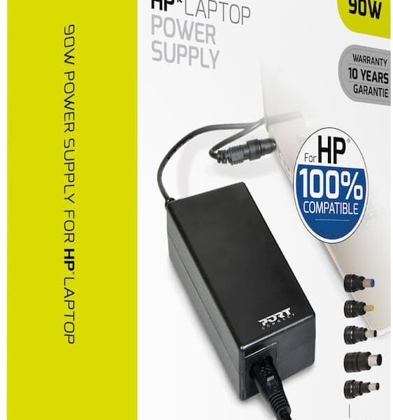 PORT PowerSupply 90W - HP 900007-HP black