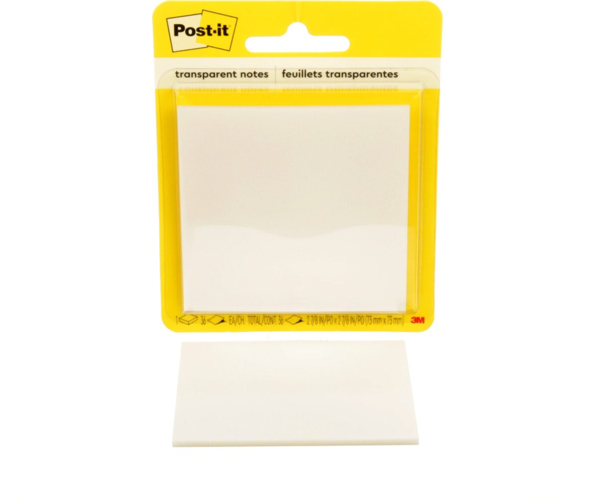 POST-IT Haftnotizen Transpar. 73x73mm 600-TRSPT 36 Blatt – Hochwertig & günstig bei ShopDeca
