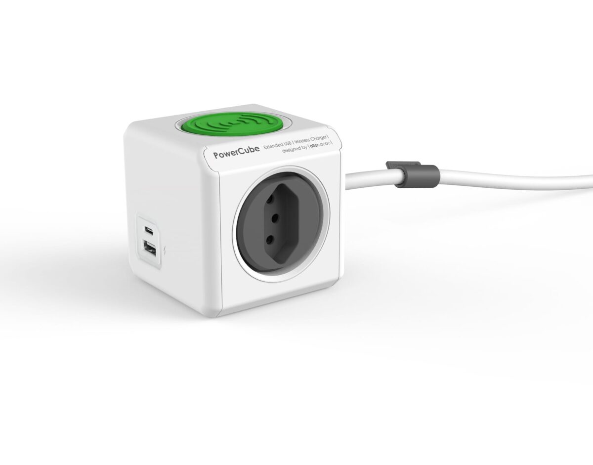 POWERCUBE Ext. Wireless Charger 1.5m 66.11157 grau/weiss – Hochwertig & günstig bei ShopDeca