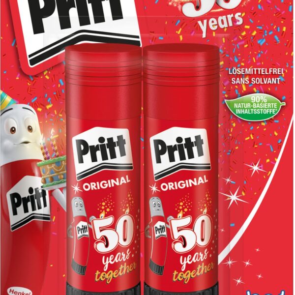 PRITT Klebstifte 2x22g 900261 50 Years-Edition 2 Stück