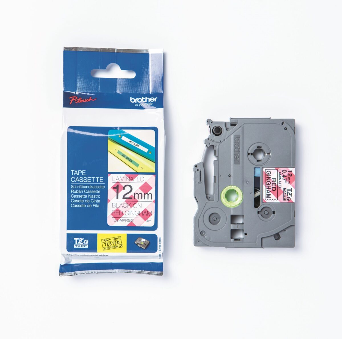 PTOUCH Band, laminiert schwarz/rot TZe-MPRG31 PT-DV600VP 12 mm – Hochwertig & günstig bei ShopDeca