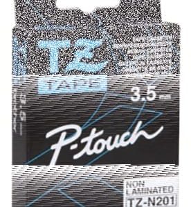 PTOUCH Band,nicht lam. schwarz/weiss TZe-N201 PT-1280 3.5 mm