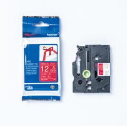 PTOUCH Textilbandkassette gold/rot TZe-RW34 PT-DV600VP 12 mm