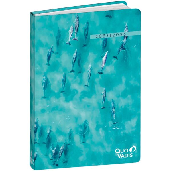 QUO-VADIS Eurotextagenda Respire 25/26 1282535Q 1T/1S 12M Delphin ML 12x17cm