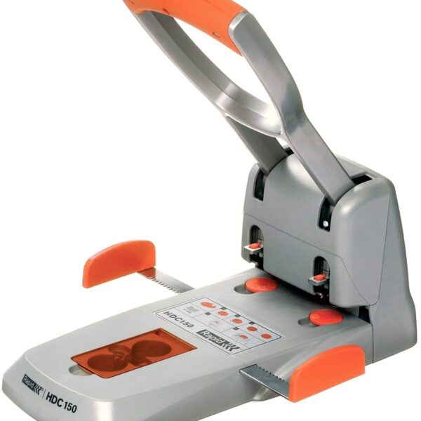 RAPID Registraturlocher HDC150/2 23000600 silber/orange 150 Blatt