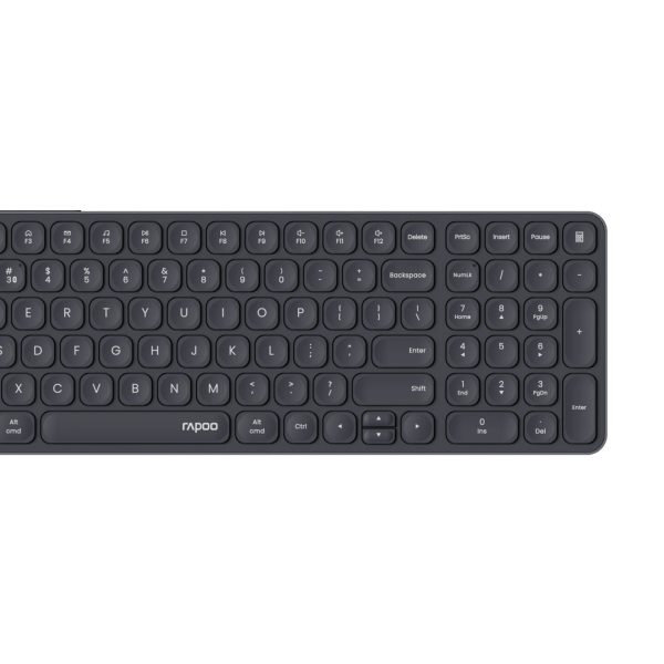 RAPOO E9710 ultraslim Keyboard 12642 Wireless, Dark Grey