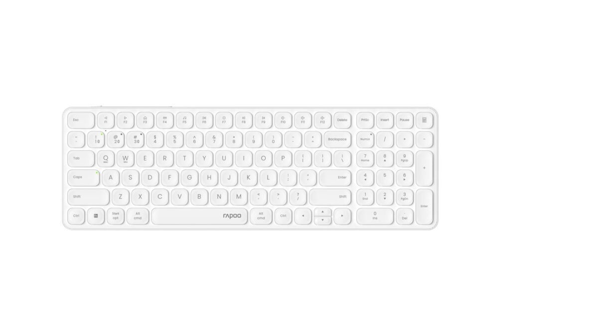 RAPOO E9710 ultraslim Keyboard 12643 Wireless, White – Hochwertig & günstig bei ShopDeca